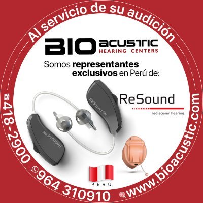 Bioacustic, nace en 1996, con el objeto de ofrecer, productos de alta calidad, buen servicio técnico y asesoría personalizada a sus problemas auditivos.