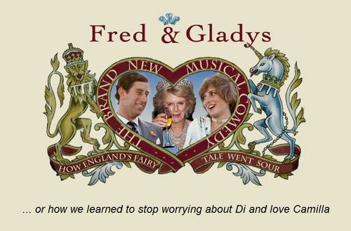 Hit musical about Charles/Camilla/Di triangle. 4 star sell out run. Tweeting good shows, things worth seeing & caring about