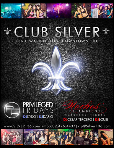 CLUBSILVER's profile picture. 136 E Washington St
Bottle Service: 602-254-0800