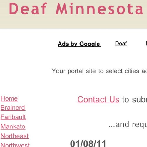 DeafMinnesota's profile picture. Your portal site to select cities across Minnesota to events, jobs, resources, et al...