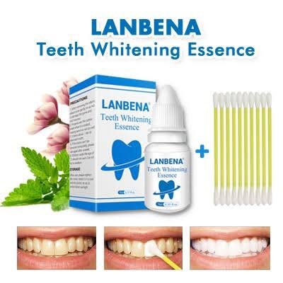 Are you tired of moving about with brown teeth and bad breath? Then get our 2in1 teeth whitening and mouth refreshening pack today.