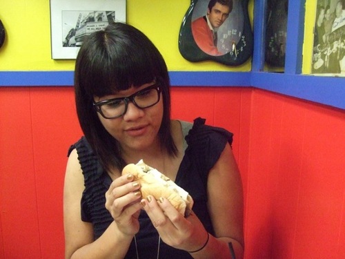 i'm really good at eating.