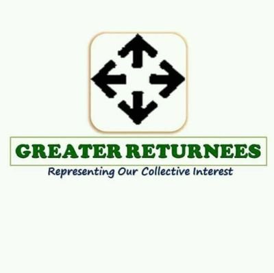 Greater returnees foundation is a group of return migrat from Europe Libya and other part of the world.