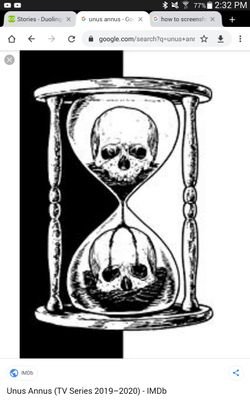 There's only so much time, and one day, time will run out. Unus Annus