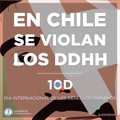 Comisión Nacional de #DDHH @JDCdeChile #YoApruebo una #NuevaConstitución nacida en democracia ¿y tú?        📩comisionnacionalddhhjdc@gmail.com