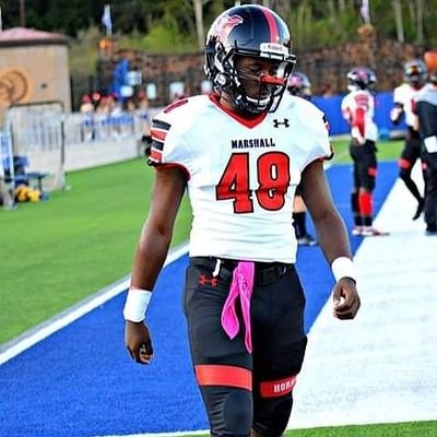 Xavier25401485's profile picture. Marshall high School c/o21🎓 Linebacker 903 God's first in my life long live ruth Copeland (grandma) gpa3.7, no act Football and Track no official offers