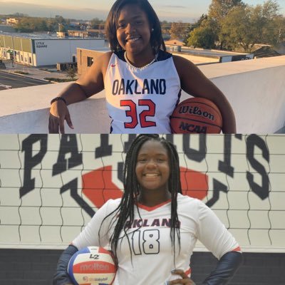 OAKLAND HIGH SCHOOL VOLLEYBALL & BASKETBALL 🏀🏐 #32 & #18 CLASS OF 2021📚