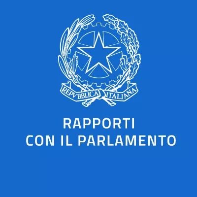 RapportiParlam's profile picture. Profilo ufficiale del Dipartimento per i rapporti con il Parlamento e le riforme. Ministro @federicodinca