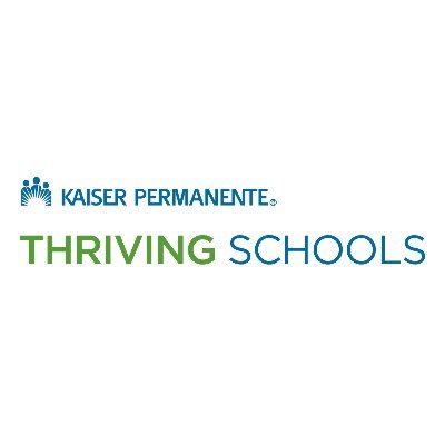 Kaiser Permanente Thriving Schools is a comprehensive effort to create a culture of health & wellness for school communities. Tweets ≠ medical advice.