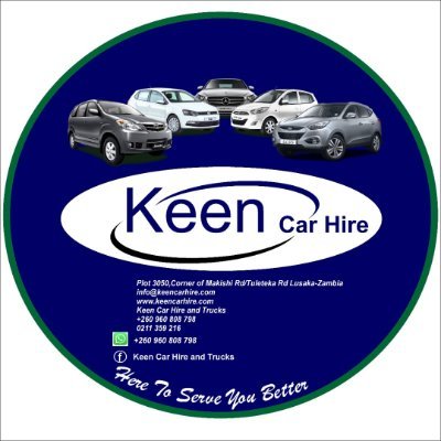 Welcome To Keen Car Hire & Trucks Hot-line:+260 960 808 798

Facebook at https://t.co/bv0al3nues…