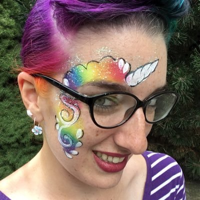 Sparkles face painting