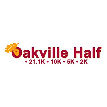 Oakville Half Marathon - October 2, 2022. Half Marathon, 10K, 5K and 2K