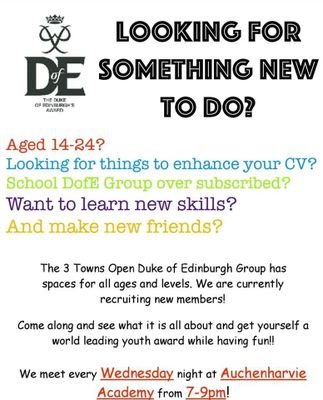 Three Towns Open DofE Group.
We are not connected to a school which means anyone can come along! We believe, so you can achieve and then inspire others! 🎉