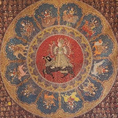 PachediG's profile picture. I am national award winner in 2000
my art name is Mata ni pachedi
my name is Sanjay chitara
full hand painting and natural colour Instagram I'd pachedi_guru