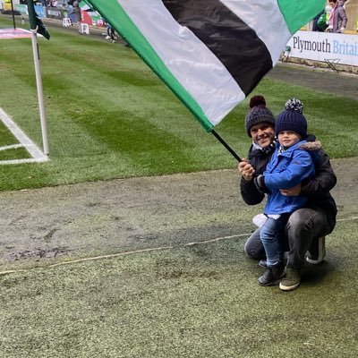 Plymouth argyle 💚💪and no other ,got a mental little lad a super wifey and a nutter of a border collie (no more 🥹)