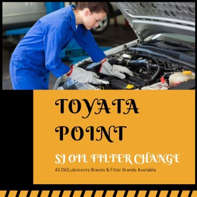 * Oil Filter Change
* All Oil/Lubricants Brands & Filter Brands Available.
SJ Building, 16- Mecleod Road, Lahore 54000 Lahore, Pakistan.