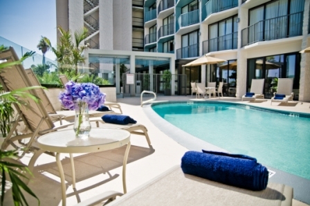 Located right along the harbor with stunning views of the water and city of San Diego. complimentary hot buffet style breakfast and parking included.