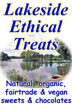 Lakeside Ethical Treats sell natural, organic, fairtrade, healthy and vegan chocolate, sweets and snacks. Buy online or at events across the Midlands & beyond!