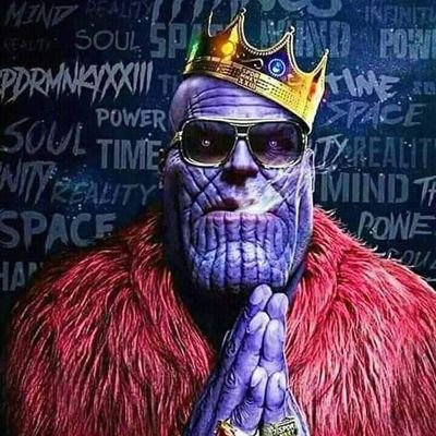 BenignThanos's profile picture. Parody (we do not own any rights to Marvel)
