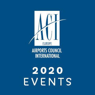 Stay up to date with ACI EUROPE events in 2020.
- ACI Annual Assembly & Congress, 20-22 Oct, Virtual Event
- ACI Commercial & Retail, 8-10 Dec, Amsterdam