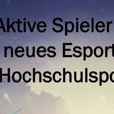 Der offizielle Twitter Account vom Esport Programm des Hochschulsport Campus Luzern
https://t.co/7hesPKJ6gp