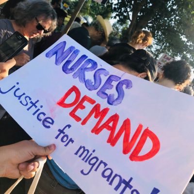 We are nurses & midwives advocating for migrant justice, immediate closure of unethical & immoral detention camps, family separation, metering, & to abolish ICE