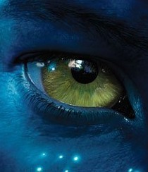 ficção científica de 2009, escrito e dirigido por James Cameron, e estrelado por Sam Worthington,  formatos RealD 3D, Dolby 3D, XpanD 3D e IMAX 3D.