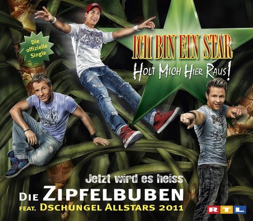 DieZipfelbuben's profile picture. Jetzt wird´s heiß, so heißt der Titelsong zum Dschungelcamp 2011 auf RTL, den es ab dem 14.01.2001 zu kauifen gibt.