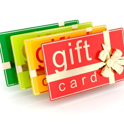 you can get a free gift card regularly in this page