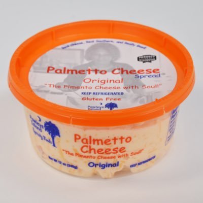 The Pimento Cheese with Soul! The one and only homestyle pimento cheese with real, sharp cheddar cheese and downhome southern charm.