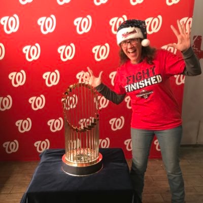 Things I love: Raising Nats Fans. Vandy. The 2019 World Series Champion Washington Nationals. Hugs. Smiles. One Braves fan. Kindness. Looking on the bright side