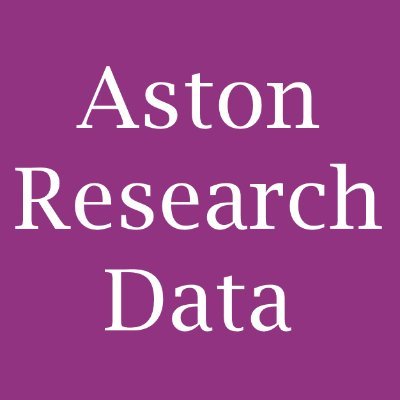 Supporting Aston's researchers to engage with research data management, Open Data and responsible metrics