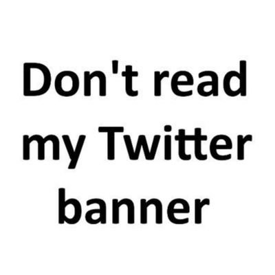 Don't read my pinned comment