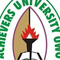 Achievers University, Owo. (@achieversuni) 's Twitter Profile