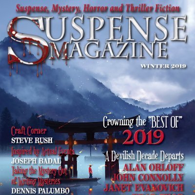 Outlet for readers of horror, suspense, mystery and thriller novels. Find authors, read stories and author interviews. Subscribe to Suspense Radio on ITunes