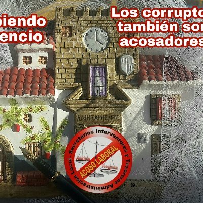 S-I Funcionaria Habilitada Nacional, por oposición.
En lucha contra los corruptos, que también son acosadores.
#SitalStopMobbing