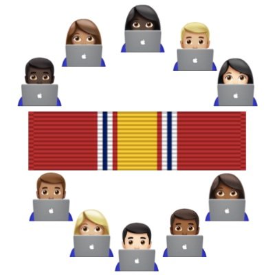 A bot supporting veterans who code
retweets #VetsWhoCode

👩🏿‍💻👩🏽‍💻👩🏻‍💻👩🏾‍💻👩🏼‍💻🎖️👨🏾‍💻👨🏻‍💻👨🏽‍💻👨🏿‍💻👨🏼‍💻
Coded w/ ❤️ by @Vicki_Langer