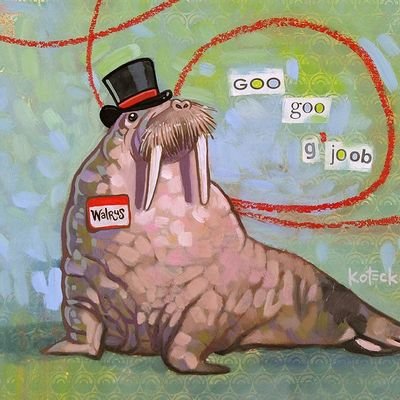 I am The Walrus. Cool with The Egg Man. 
Goo Goo G'joob. 😎😈✌👽