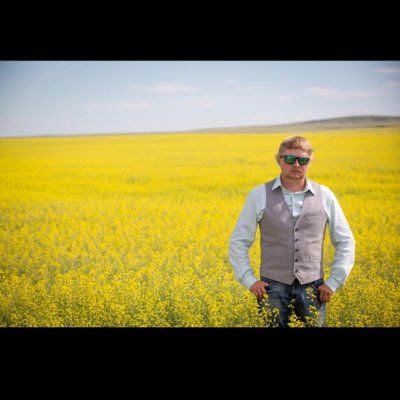 Farmer in southern Alberta