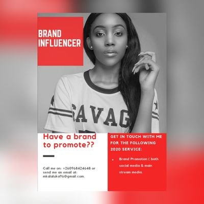 *Official handle4 the Current Miss Zambia
Christian/Reigning Miss Zambia/Miss World 2018 finalist/Brand Influencer/Events Host. Not your everyday Model😊😊💋💋