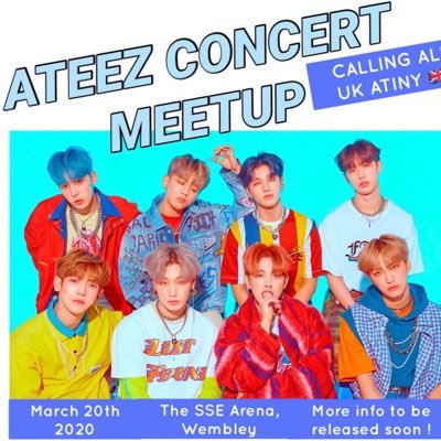 THE EVENT HAS BEEN POSTPONED SEE PINNED TWEET FOR INFO Organising ATEEz meet-up event before the concert ! ig @atinylondon ✨Dms are open