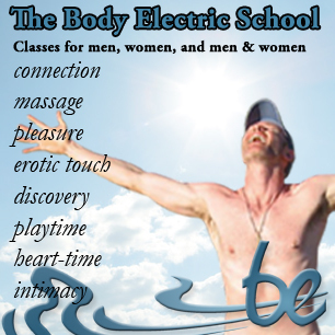 BodyElectricSch's profile picture. Body Electric School offers workshops for people to deeply connect with their centers of pleasure through breath work, total body massage & movement.