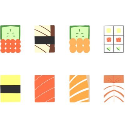 らーゆ アイコンにしているお寿司のイラストの全体図です お気に入りすぎて 自分用にiphoneケースにしました笑 お寿司 おすし すし オリジナルイラスト