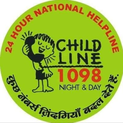 ३) Emergency helpline 1098 for children in need of care and protection.