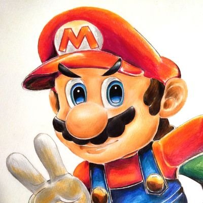 とーがらし マリオ しっぽマリオの落書き