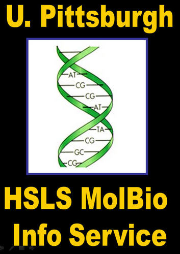 HSLS MolBio @ Pitt provides bioinformatics support to researchers via workshops, licensed tool subscriptions, consultations, & a comprehensive website.