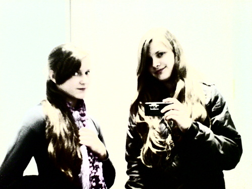 Heyy! xD We r friends and we've a YouTube site together: FunGirls4evercooly !;) We r 13' nd 16 year old girls.Follow us on Twitter - @Biibiii & @pretty_GERDA !