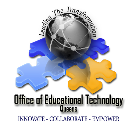 Queens Office of Educational Technology reaching all innovative educators and visionaries.