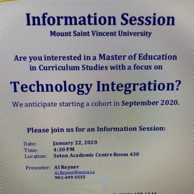 MSVU Ed Tech Masters Profile