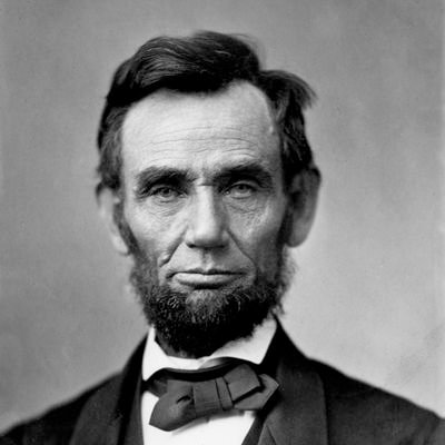 Former President of the United States of America. Back from the dead to try and help clear up this mess.

Honest Abe swears a bit